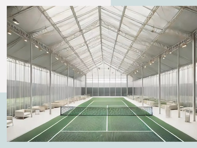 Строительство теннисных кортов в Канске