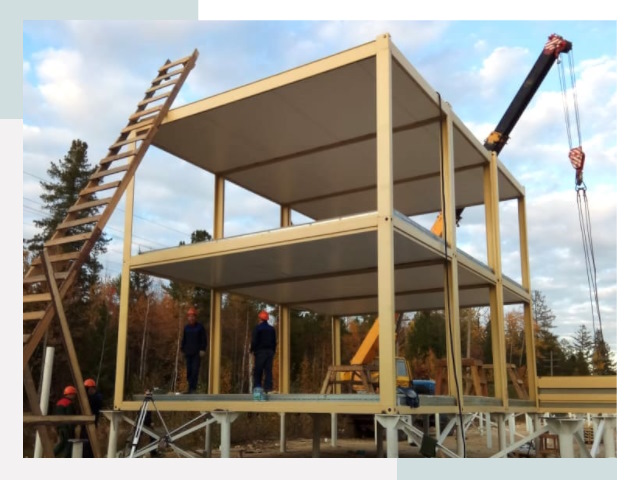 Строительство модульных здания Канск