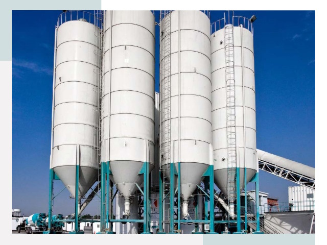 Строительство цементных силосов в Канске