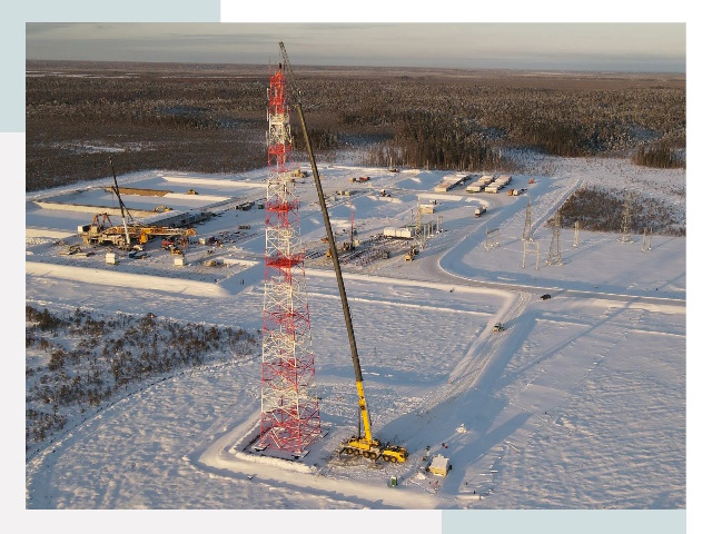 Мачты связи в Канске