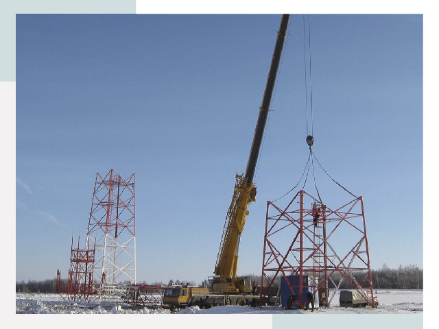 Монтаж вышек связи в Канске