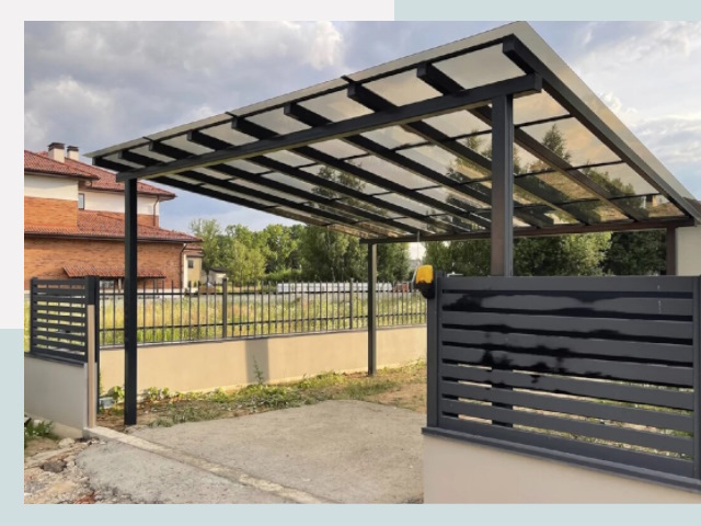 Металлические навесы в Канск от 656 руб. за м²