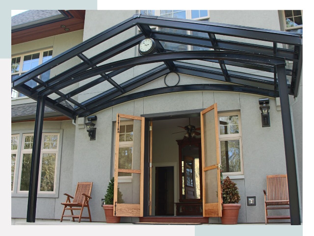 Козырьки металлические в Канске