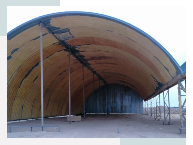 Реконструкция ангаров в Канске