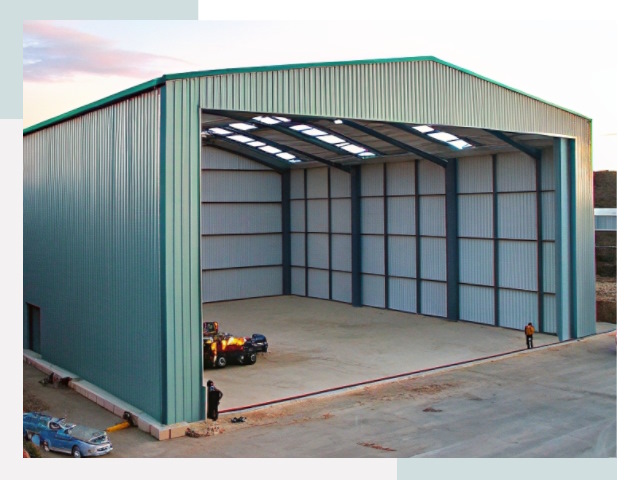 Строительство ангаров в Канске